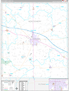 Montgomery Wall Map Premium Style