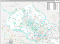 Montgomery Wall Map Premium Style