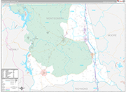 Montgomery Wall Map Premium Style