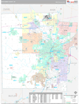 Montgomery Wall Map Premium Style