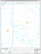 Moody Wall Map Premium Style