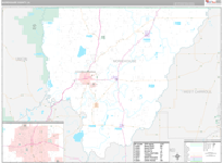 Morehouse Wall Map Premium Style