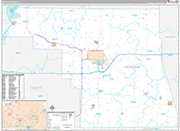 Morgan Wall Map Premium Style