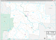 Morgan Wall Map Premium Style