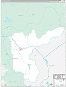 Morgan Wall Map Premium Style