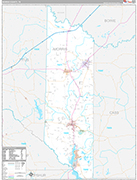Morris Wall Map Premium Style