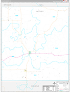 Motley Wall Map Premium Style