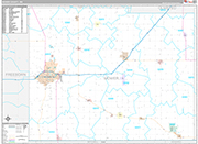 Mower Wall Map Premium Style