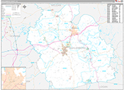 Muhlenberg Wall Map Premium Style