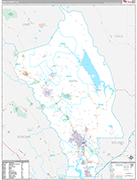 Napa Wall Map Premium Style