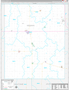 Nemaha Wall Map Premium Style