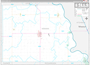 Nemaha Wall Map Premium Style