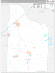 Nevada Wall Map Premium Style