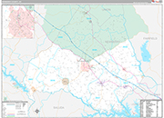 Newberry Wall Map Premium Style