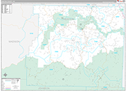 Newton Wall Map Premium Style
