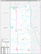 Newton Wall Map Premium Style