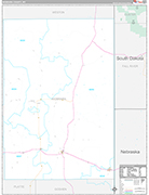 Niobrara Wall Map Premium Style