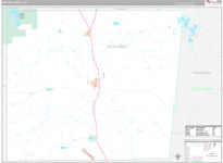 Noxubee Wall Map Premium Style