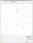 Ochiltree Wall Map Premium Style