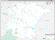 Oglethorpe Wall Map Premium Style