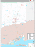 Okaloosa Wall Map Premium Style