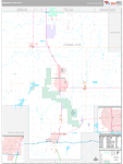 Okmulgee Wall Map Premium Style