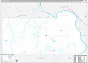 Oliver Wall Map Premium Style