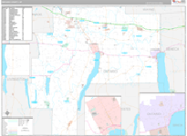 Ontario Wall Map Premium Style