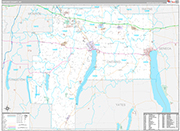 Ontario Wall Map Premium Style