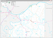 Osage Wall Map Premium Style