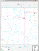 Osborne Wall Map Premium Style