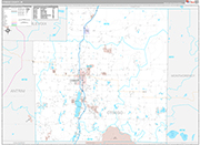 Otsego Wall Map Premium Style