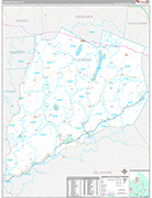 Otsego Wall Map Premium Style
