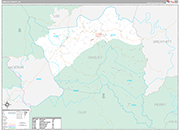 Owsley Wall Map Premium Style