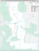 Park Wall Map Premium Style