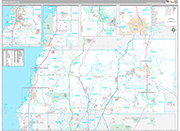 Pasco Wall Map Premium Style