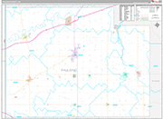 Paulding Wall Map Premium Style