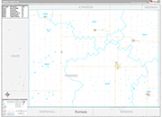 Pawnee Wall Map Premium Style