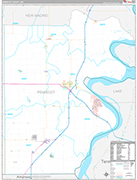 Pemiscot Wall Map Premium Style