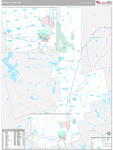 Penobscot Wall Map Premium Style