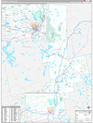 Penobscot Wall Map Premium Style