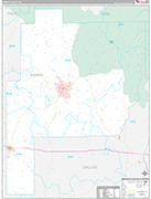 Perry Wall Map Premium Style