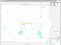 Perry Wall Map Premium Style