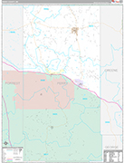 Perry Wall Map Premium Style