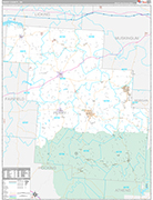 Perry Wall Map Premium Style