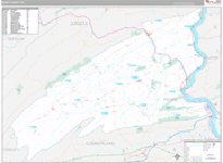 Perry Wall Map Premium Style