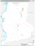 Perry Wall Map Premium Style