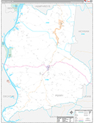 Perry Wall Map Premium Style