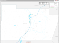 Pershing Wall Map Premium Style