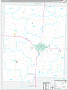Pettis Wall Map Premium Style